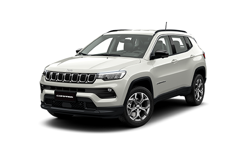 imagen jeep compass color blanco que se encuentra en la tarjeta de productos