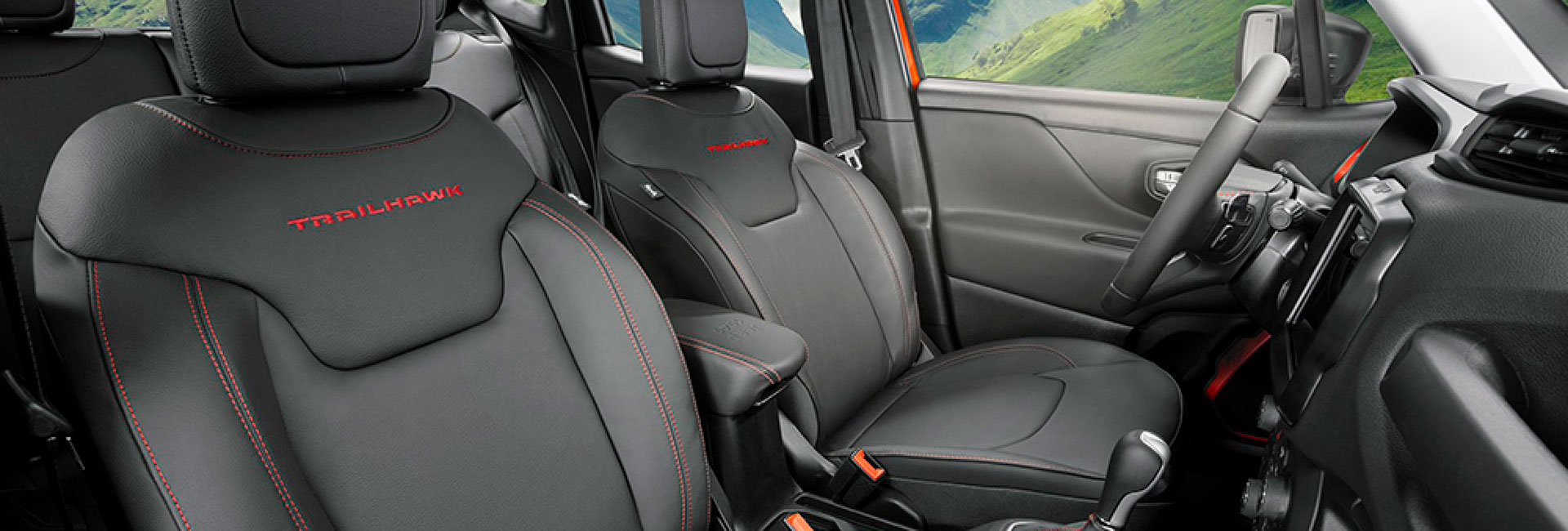 imagen que muestra el tapizado de la jeep renegade